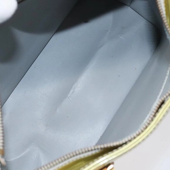 LOUIS VUITTON Monogram Vernis Houston Hand Bag Gris - Picture 12 of 14